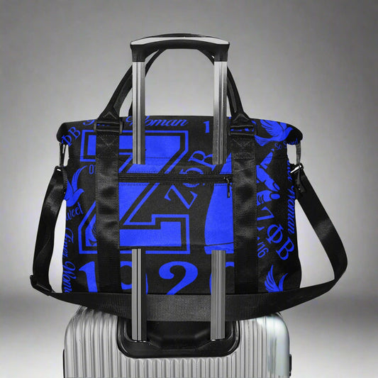 Zeta Legacy Blu Large Travel Carry-On Duffle Bag