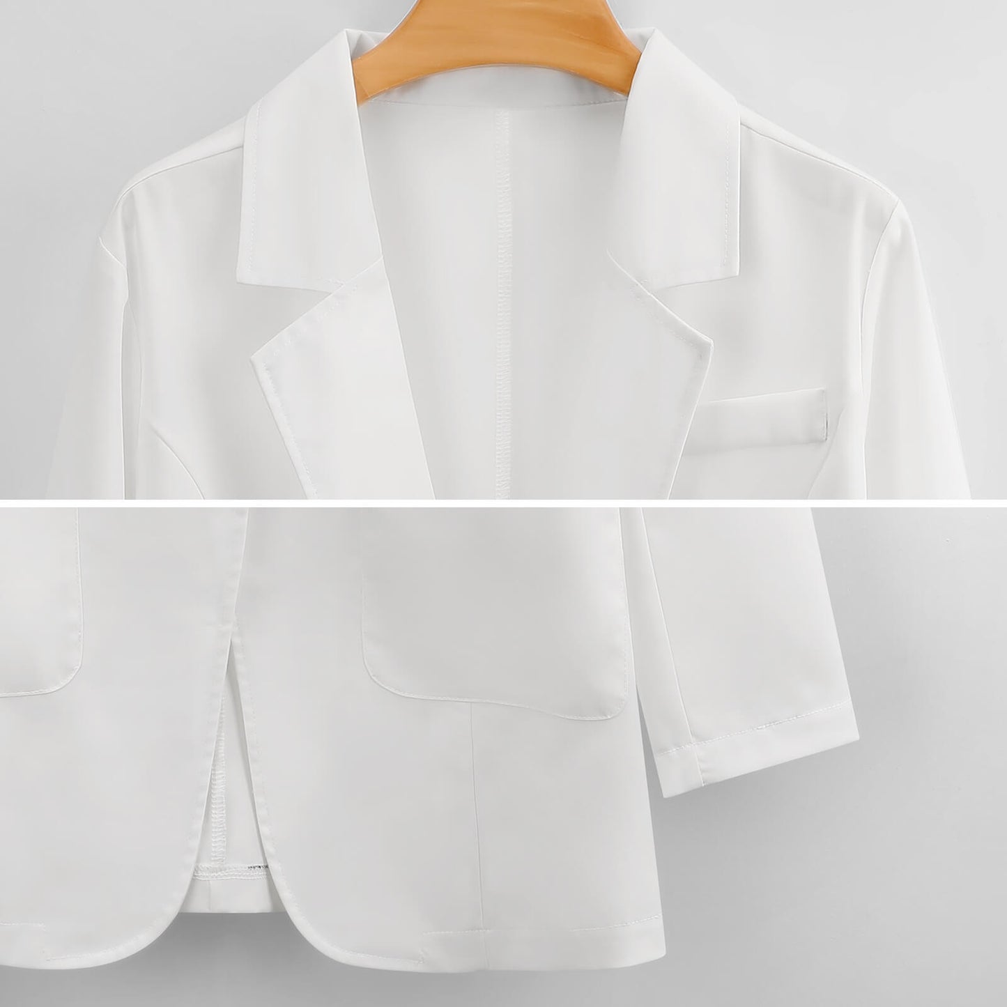 Zeta Bluprint Finer Dove Blue Casual Blazer