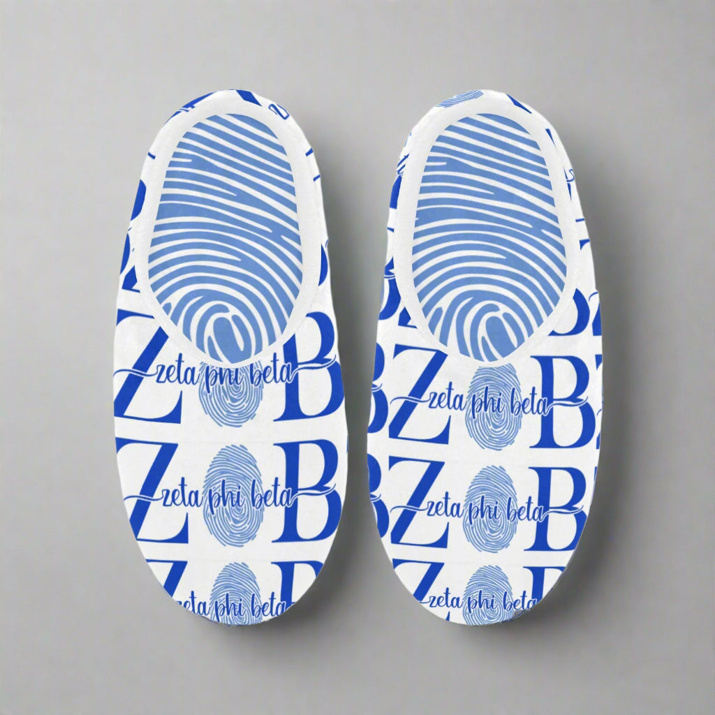 Thumbprint house shoes Women's Non-Slip Cotton