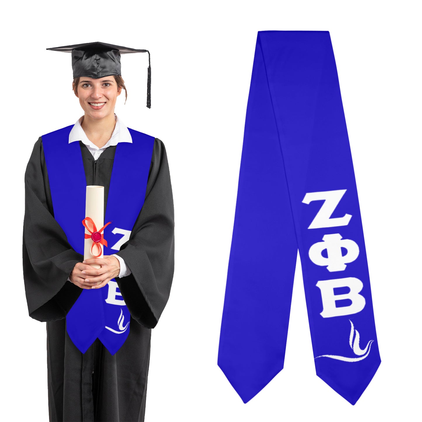 Zeta Phi Beta Stole Dove Graduation Stole