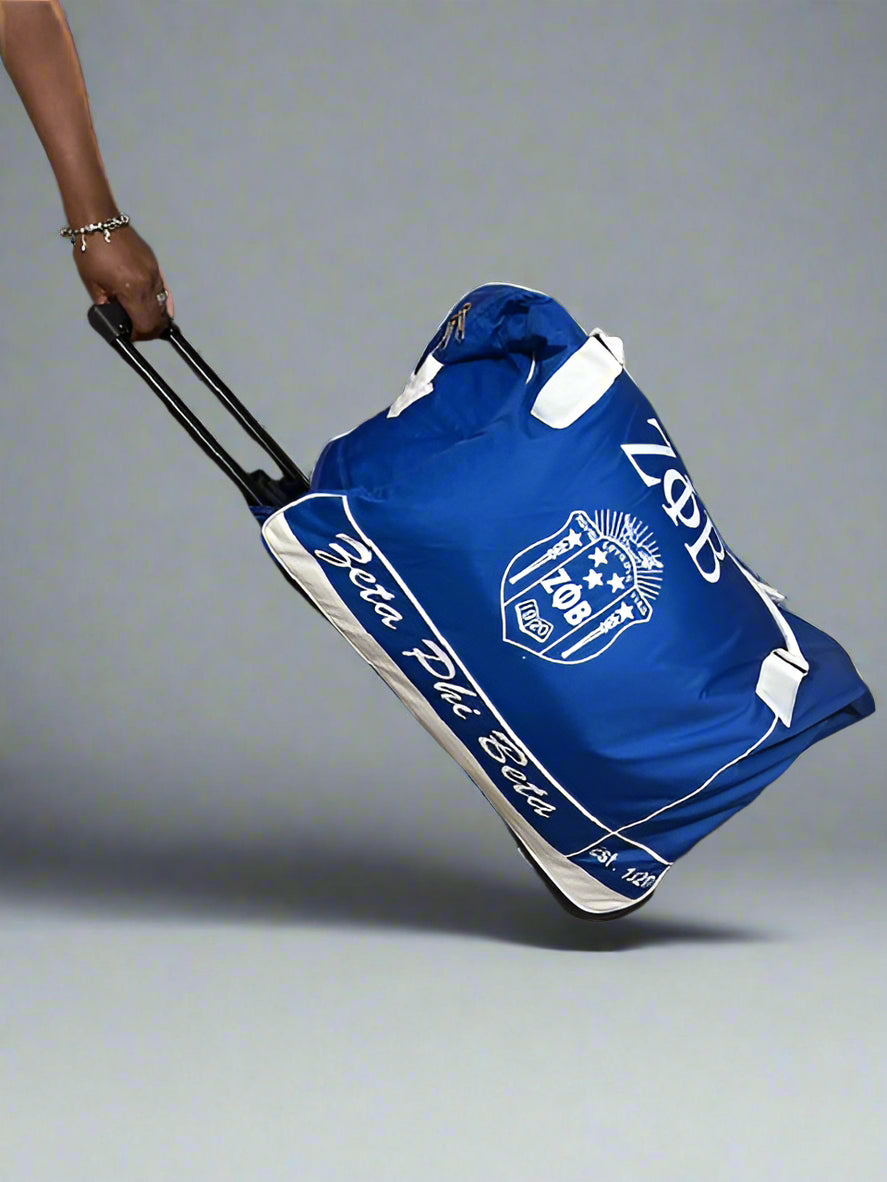 Zeta Phi Beta Rolling Bag