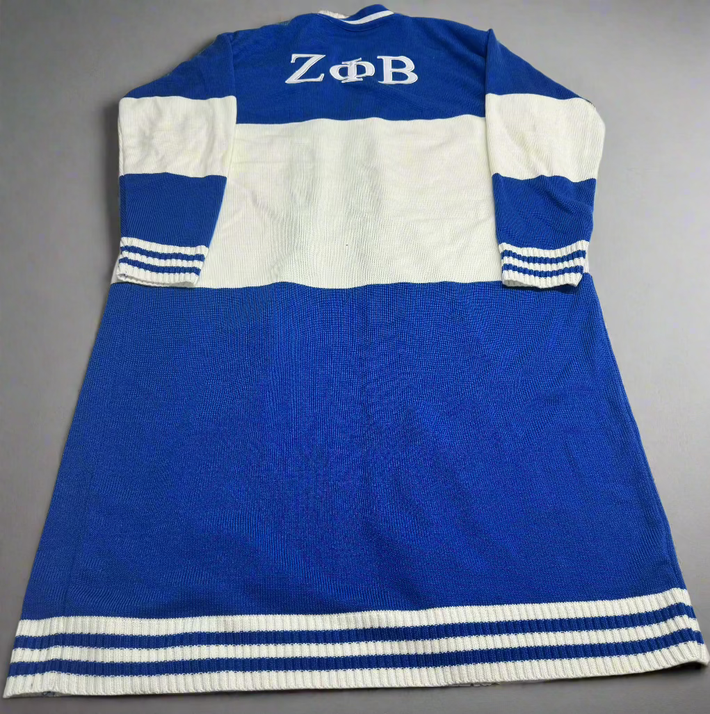 Zeta Phi Beta Long Cardigan