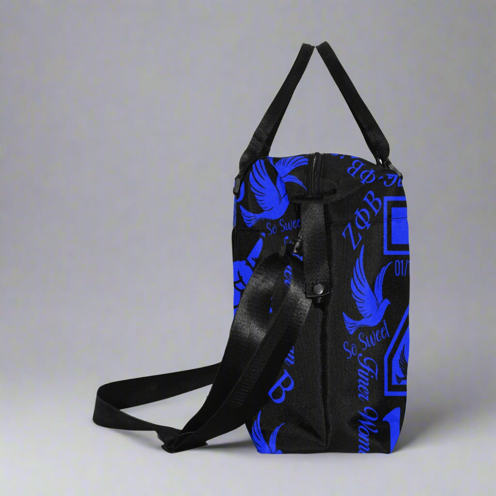 Zeta Legacy Blu Large Travel Carry-On Duffle Bag