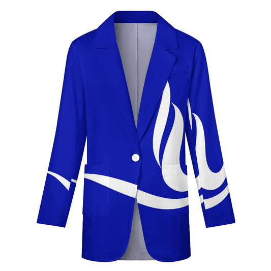 Zeta Bluprint Finer Dove Blue Casual Blazer